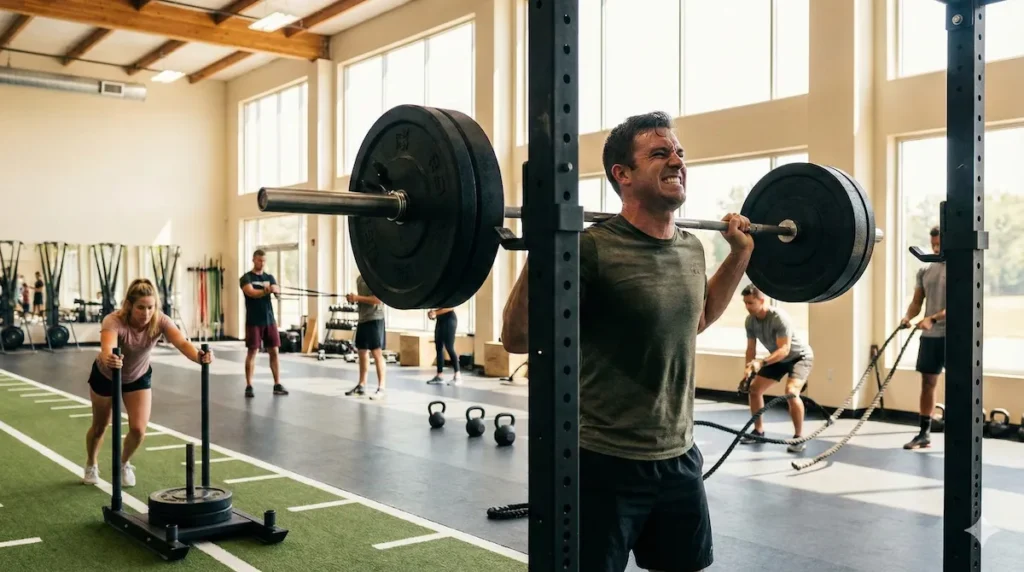 Strength and endurance training methods used to improve athletic performance
