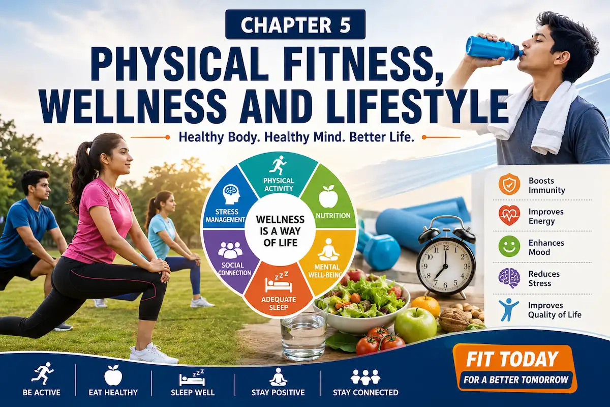 Physical fitness, wellness and healthy lifestyle activities for Class 11 Physical Education
