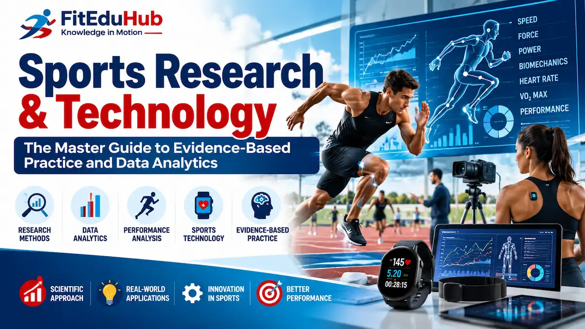 Sports research and technology with evidence-based practice and data analytics for sports performance